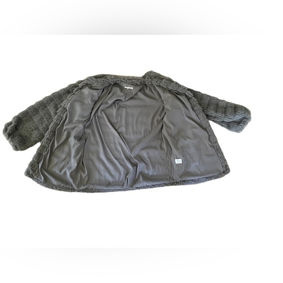 tularosa Ricci Faux Fur Jacket Gray Medium - Picture 6 of 14